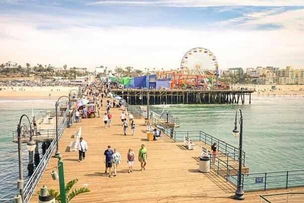 Trendy 2br Steps To Promenade & Sm Pier! Apartamento Los Angeles